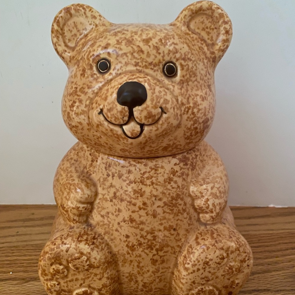 Vintage Avon Teddy Bear Cookie Jar